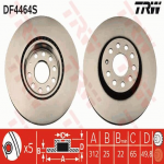 ÖN FREN DİSKİ PASSAT / GOLF-5 / GOLF-6 / GOLF-7 / CADDY / AUDI A3 / SEAT LEON 04- 