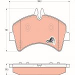 ARKA FREN BALATASI CRAFTER 06-16 (ÇİFT TEKER)