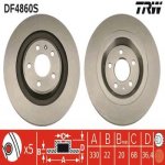 ARKA FREN DİSKİ AUDI A4 - A5 - A6 - A7 - Q5 - 08-16