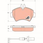 ARKA FREN BALATASI CRAFTER 06-15 TEK TEKER